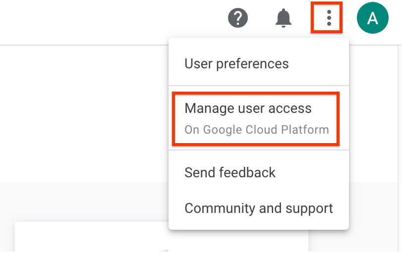 Manage user access