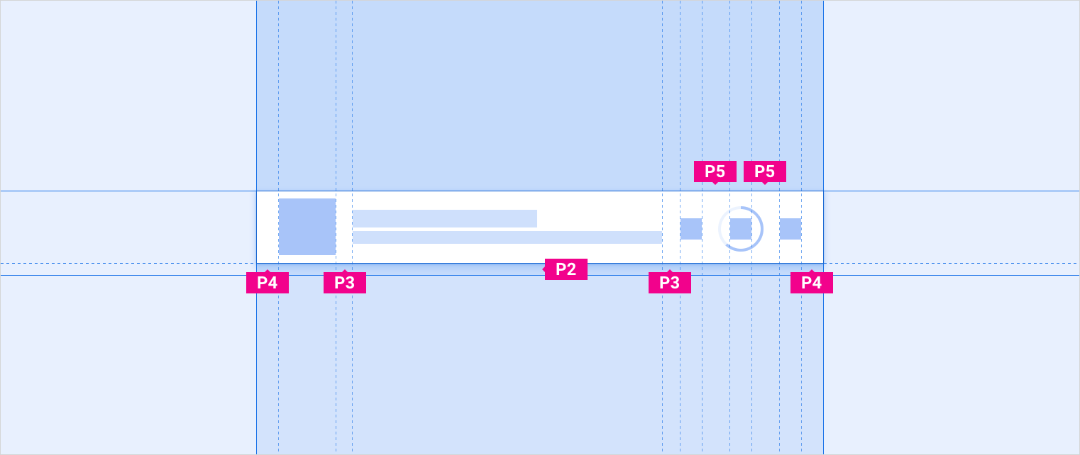 Padding values in a component