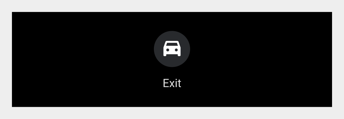 Exit icon with title