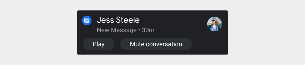 Scheda di notifica dei messaggi