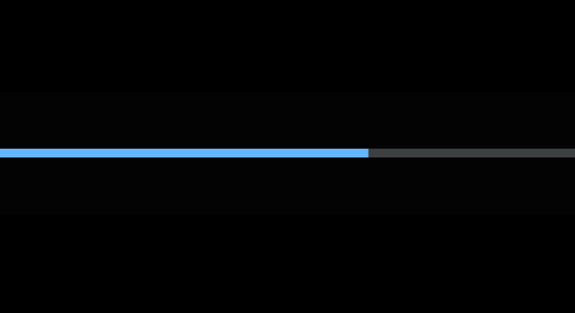 Linear media progress indicator