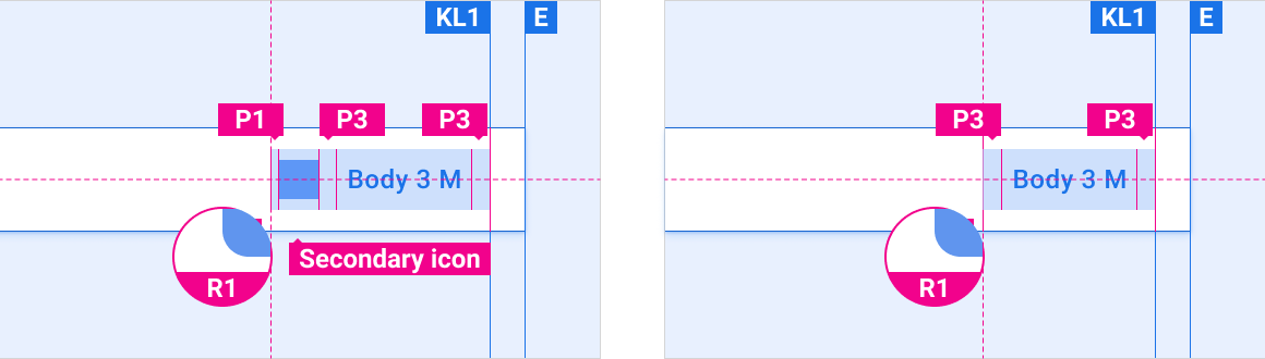Schaltflächen können Symbole enthalten. Sind Symbole enthalten, werden sie in der Regel links vom Schaltflächentext angezeigt.