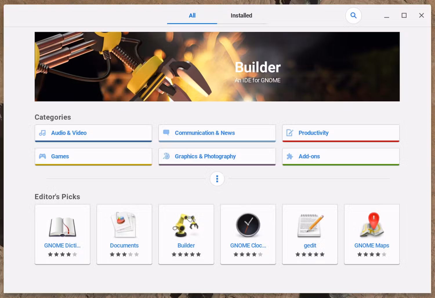 Software in esecuzione su ChromeOS.