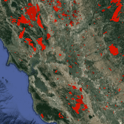 MODIS/061/MCD64A1 Sample Image