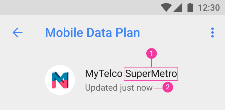 Page header with 'SuperMetro' as plan title