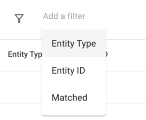 Utilize filtros para restringir partes específicas do inventário