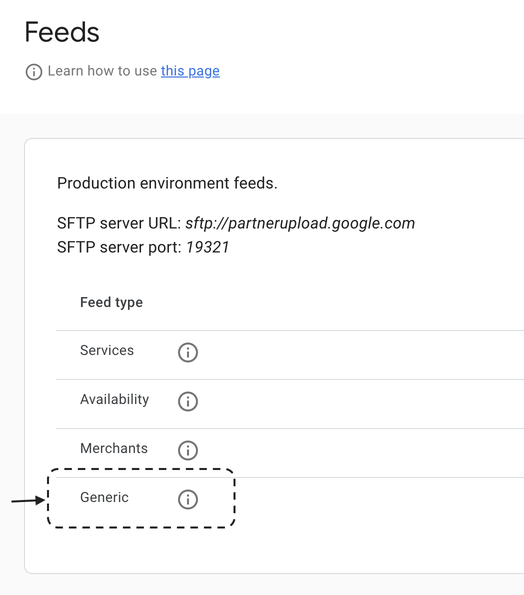 Feed dropbox&#39;larını seçme