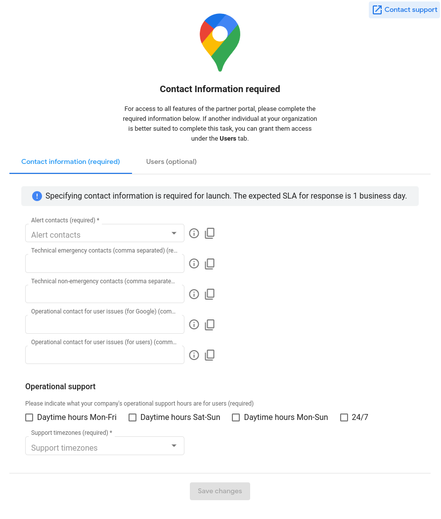 Модальное окно обязательной информации