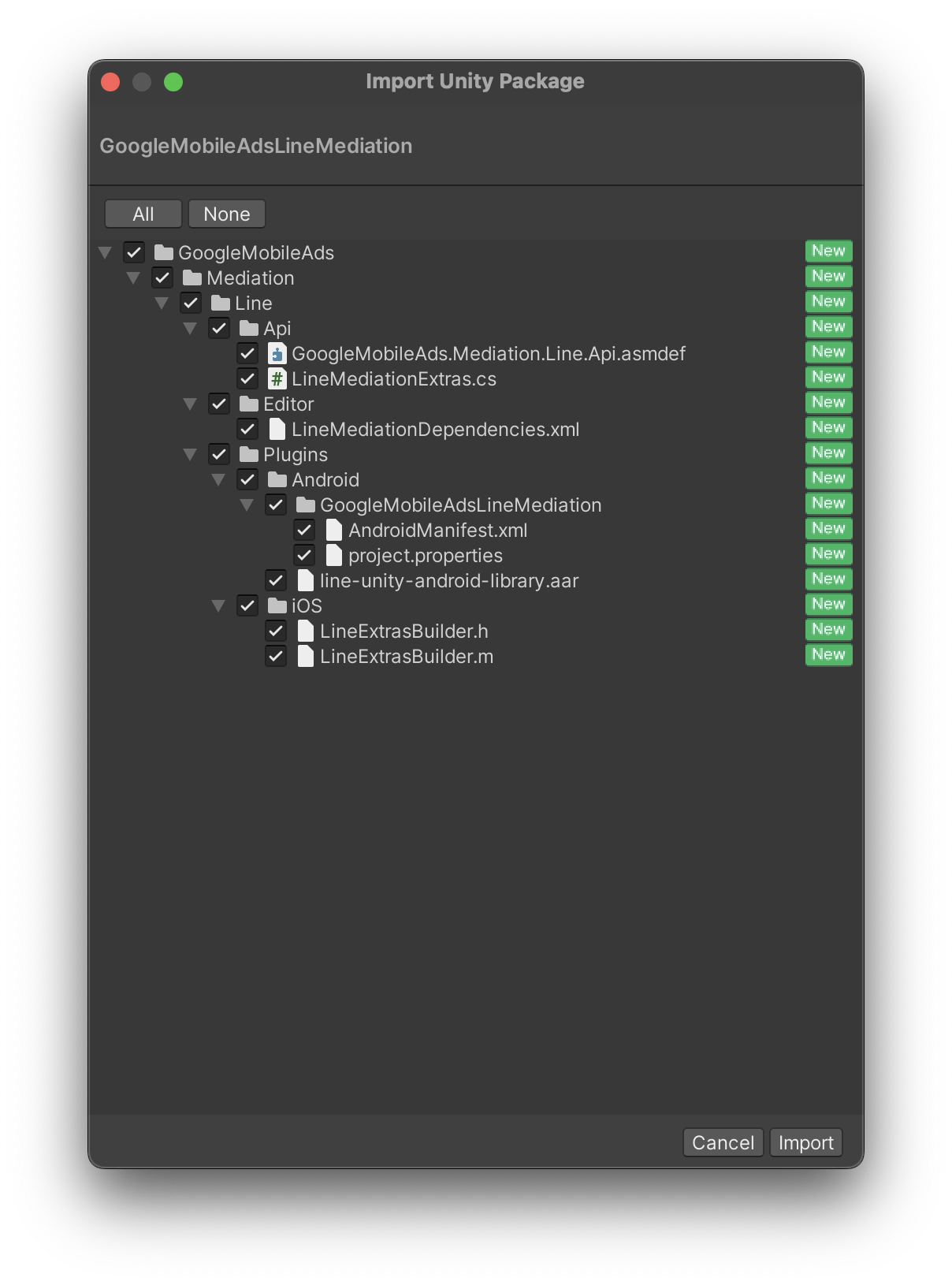 Unity&#39;den içe aktarma