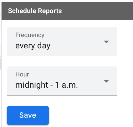 Google Analytics Sheets Add-on schedule