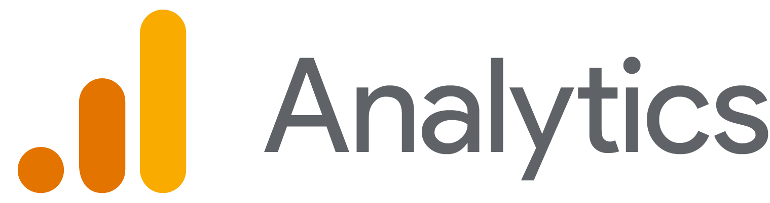 לוגו אופקי של Analytics
