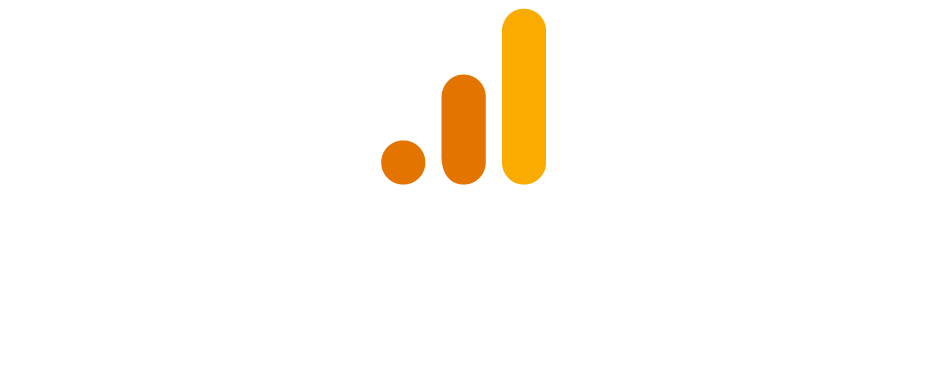 koyu arka planlar için dikey analytics logosu