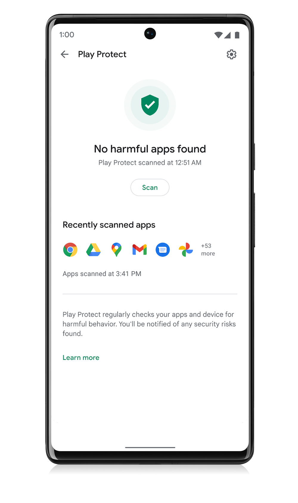‫Google Play للحماية