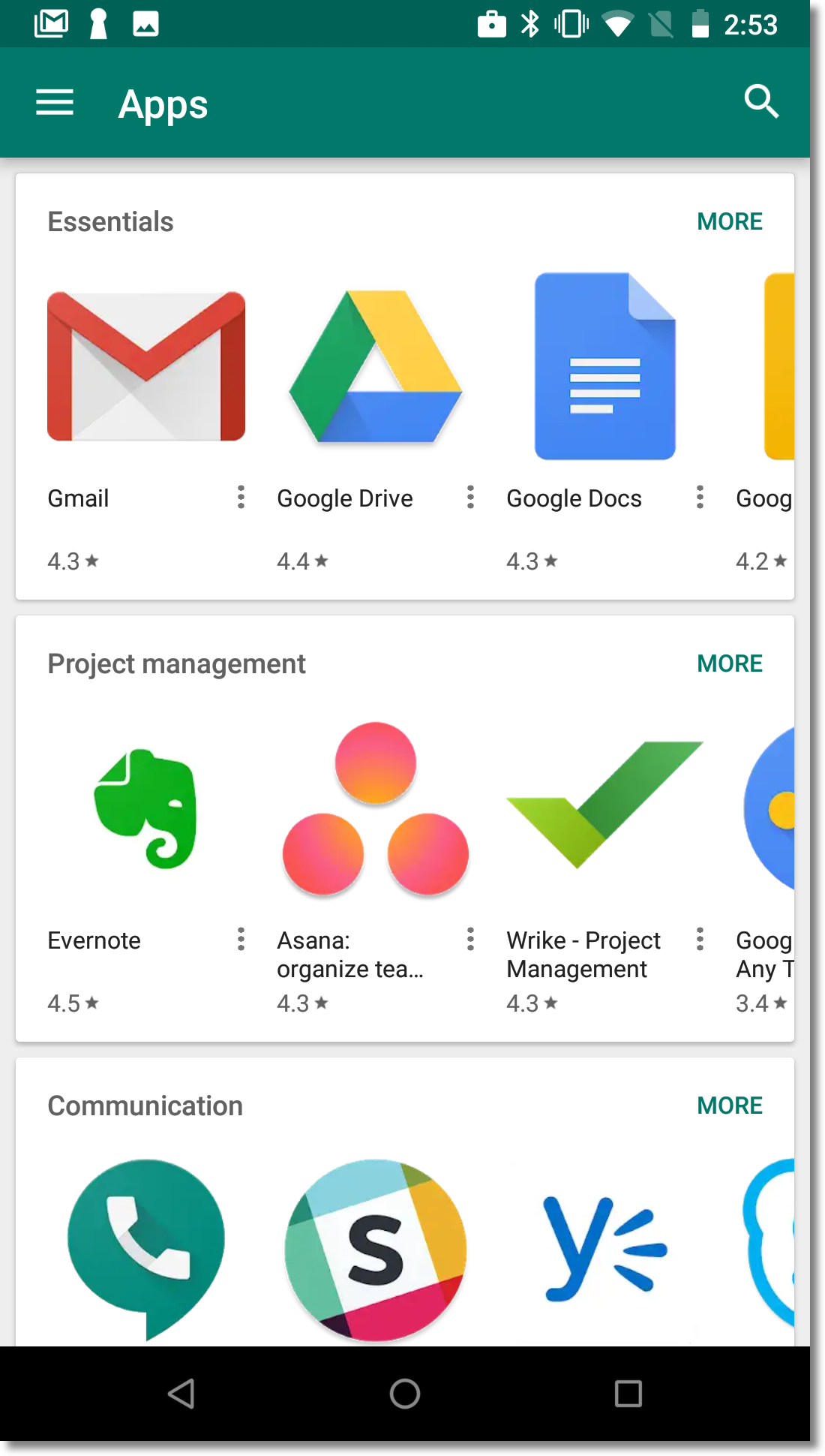 iFrame von Managed Google Play