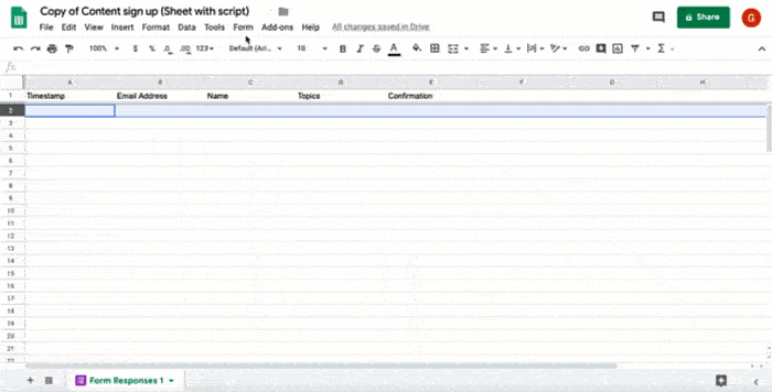 Google Forms और Gmail का इस्तेमाल करके कॉन्टेंट भेजने का डेमो