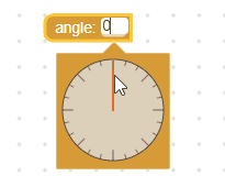 Angle field with CLOCKWISE set to true