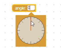 Angle picker configured as a compass