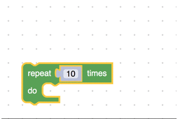 A cursor is shown on the blockly workspace. When the user hits enter they mark their location and a blue line appears at this position. Using the WASD keys they move the cursor to the outside connection of a block. When the user hits i the block moves to the marked location.