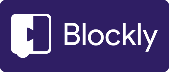 Logotipo da Blockly knockout
