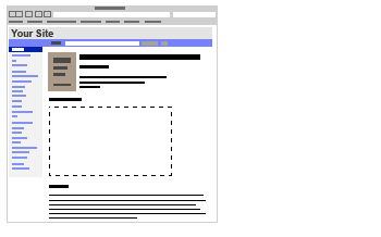 Graphic showing how preview will appear on your site