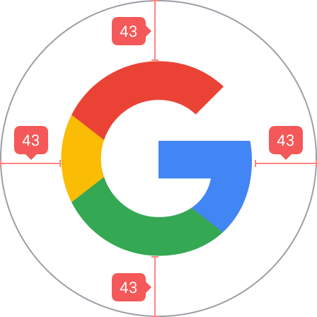 RCS Business Messaging logo with equal measurements from image borders in cropping circle