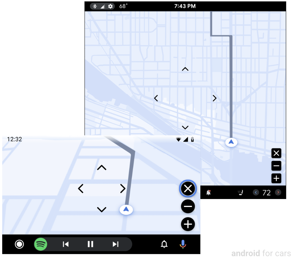 Simulación del modo de desplazamiento lateral