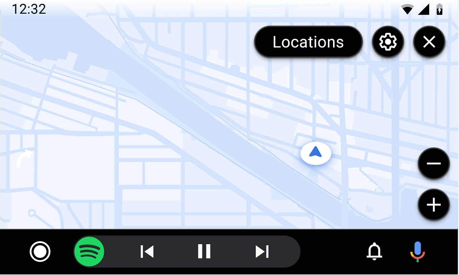 Navigation template, no interaction