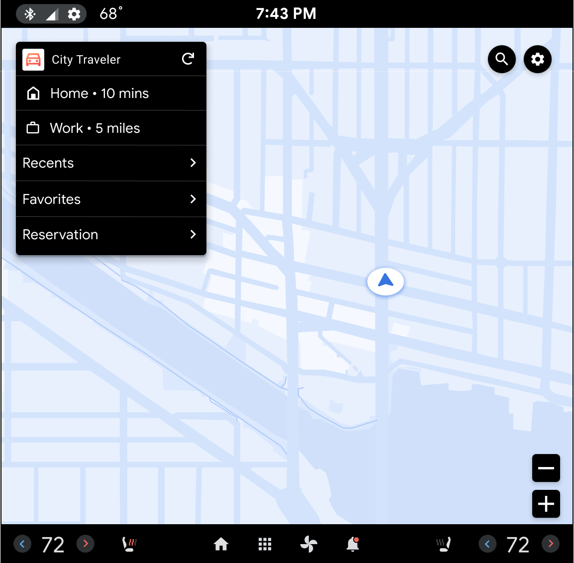 Place List (navigation) template, sublists