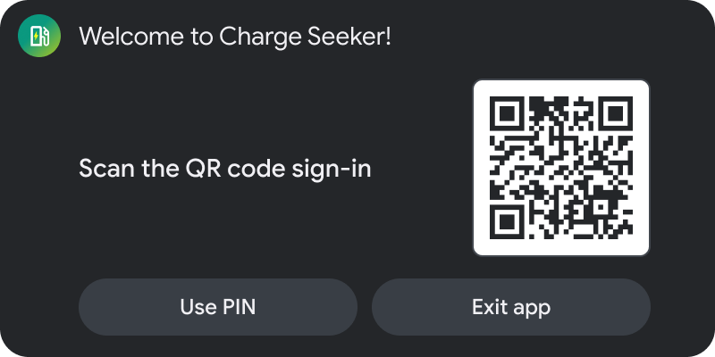 Sign-in with QR code