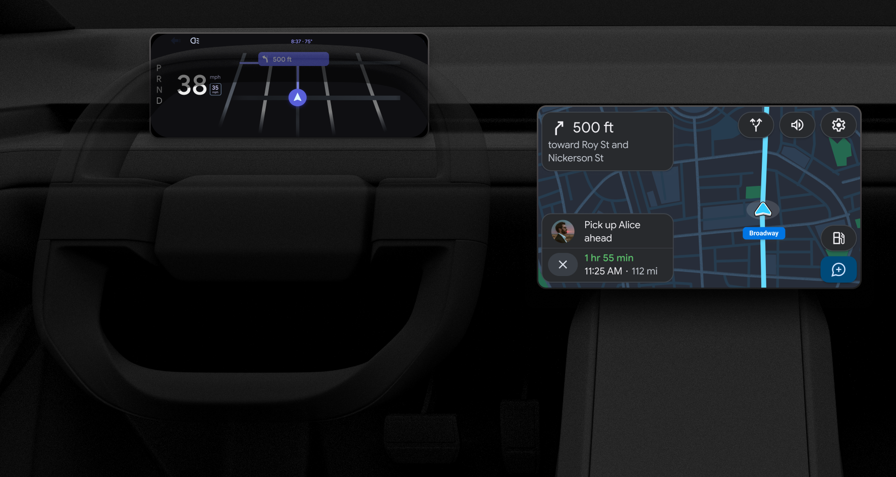 Mise à jour de la maquette ; le modèle Navigation guide l'utilisateur