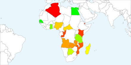 अफ़्रीका का मैप