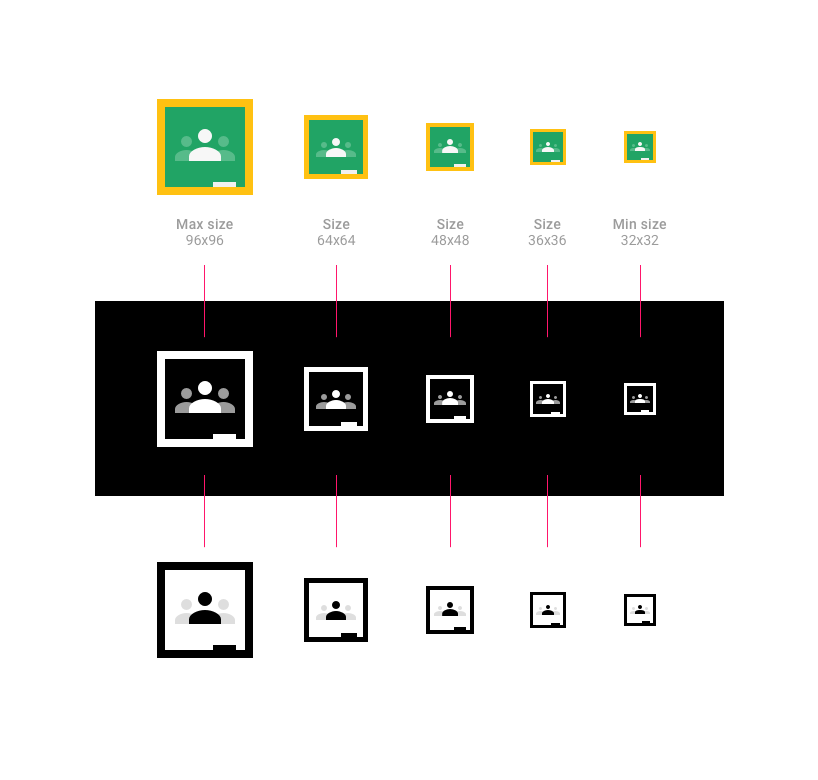 Square Classroom logoları