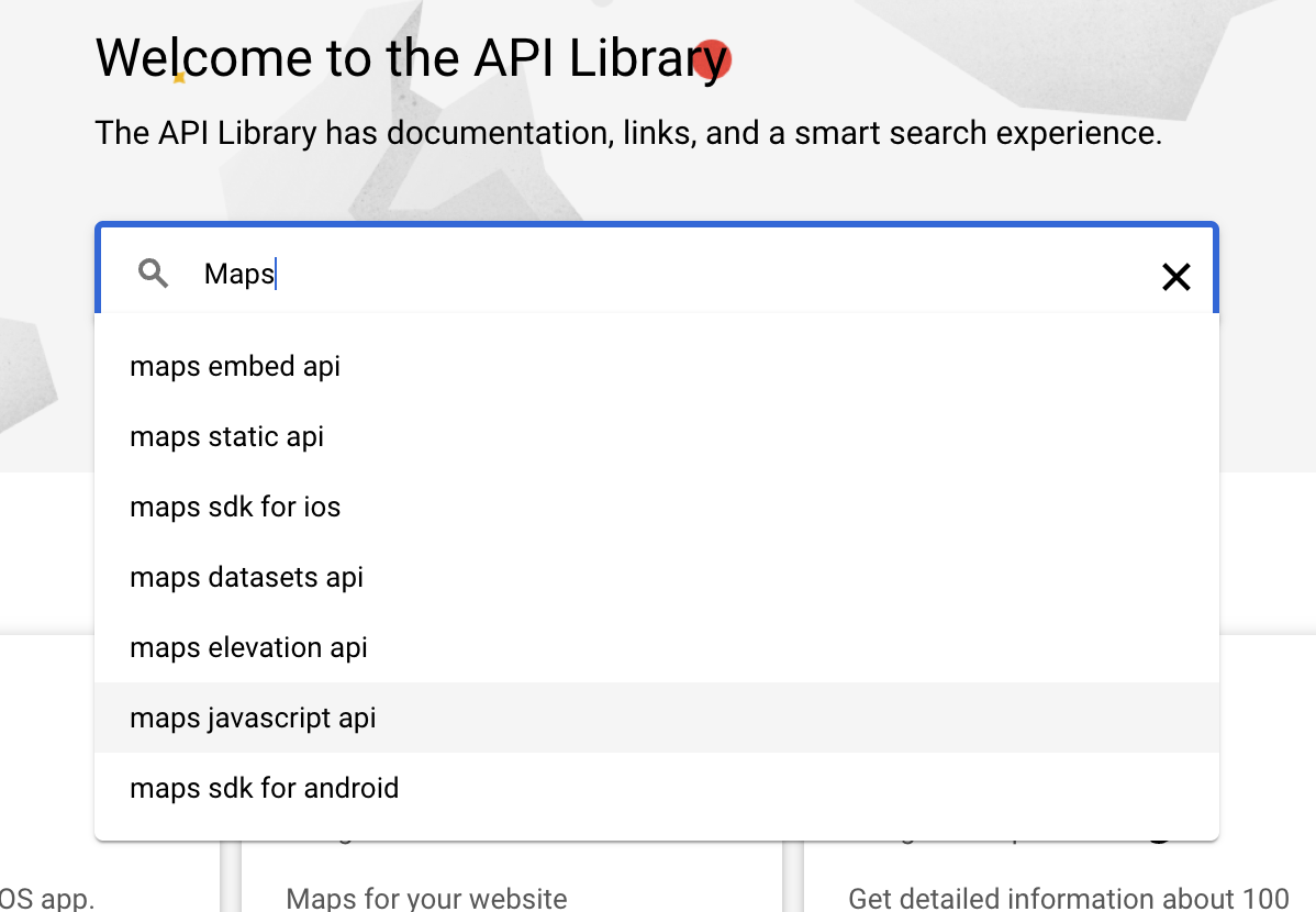 圖片:API 搜尋框