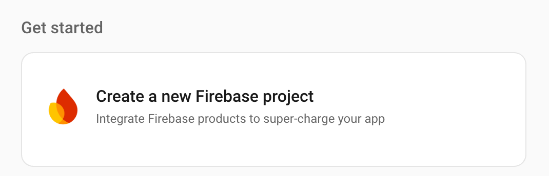 สร้างโปรเจ็กต์ Firebase ใหม่