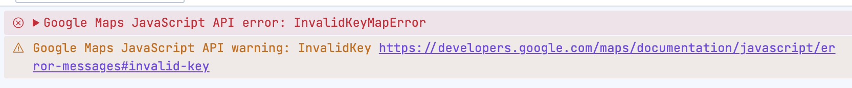 پیام خطای کلید نامعتبر.