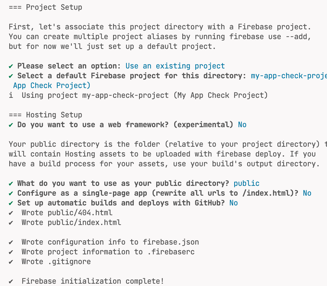 Firebase Hosting-Projekt einrichten