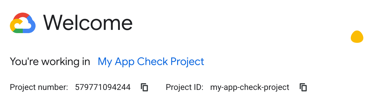 Image showing Project welcome page.
