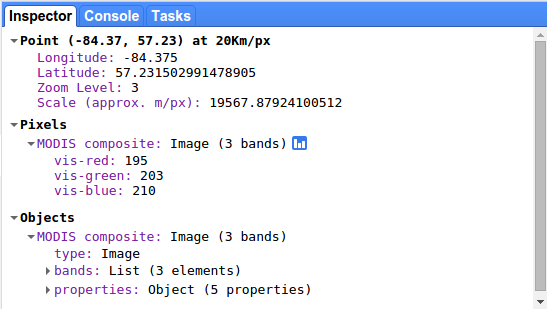 Tab „Inspector“