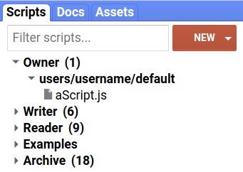 Gerenciador de scripts