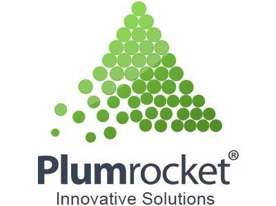 Logotipo da Plum Rocket.