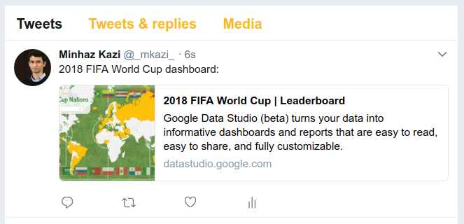 Screenshot of tweet posted on Twitter