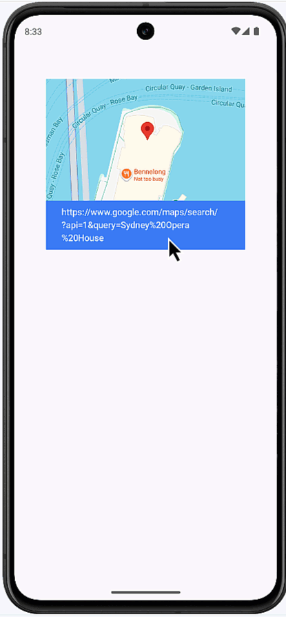 Google マップで場所の詳細ページを開く