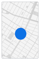 一幅包含蓝点的地图