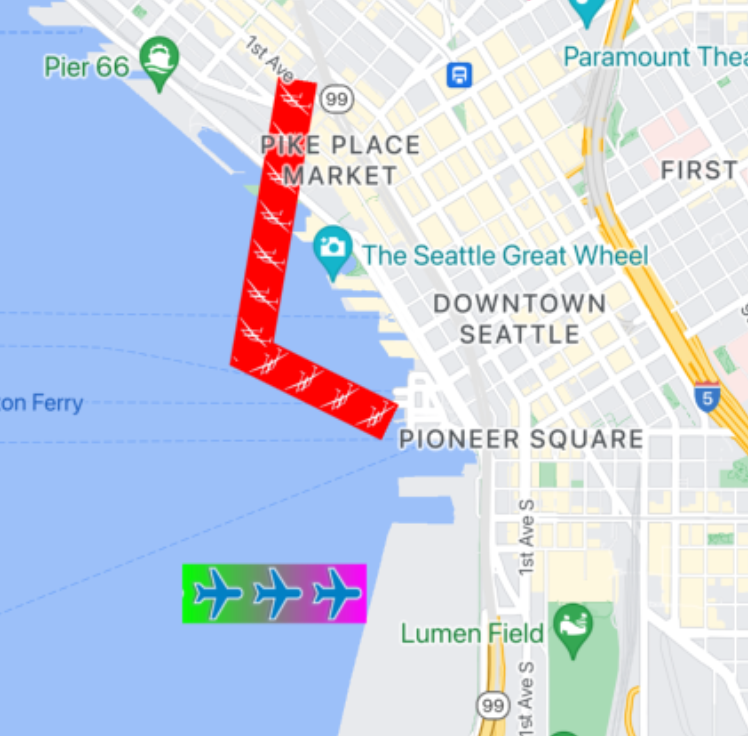 یک پلی‌لاین بافت‌دار