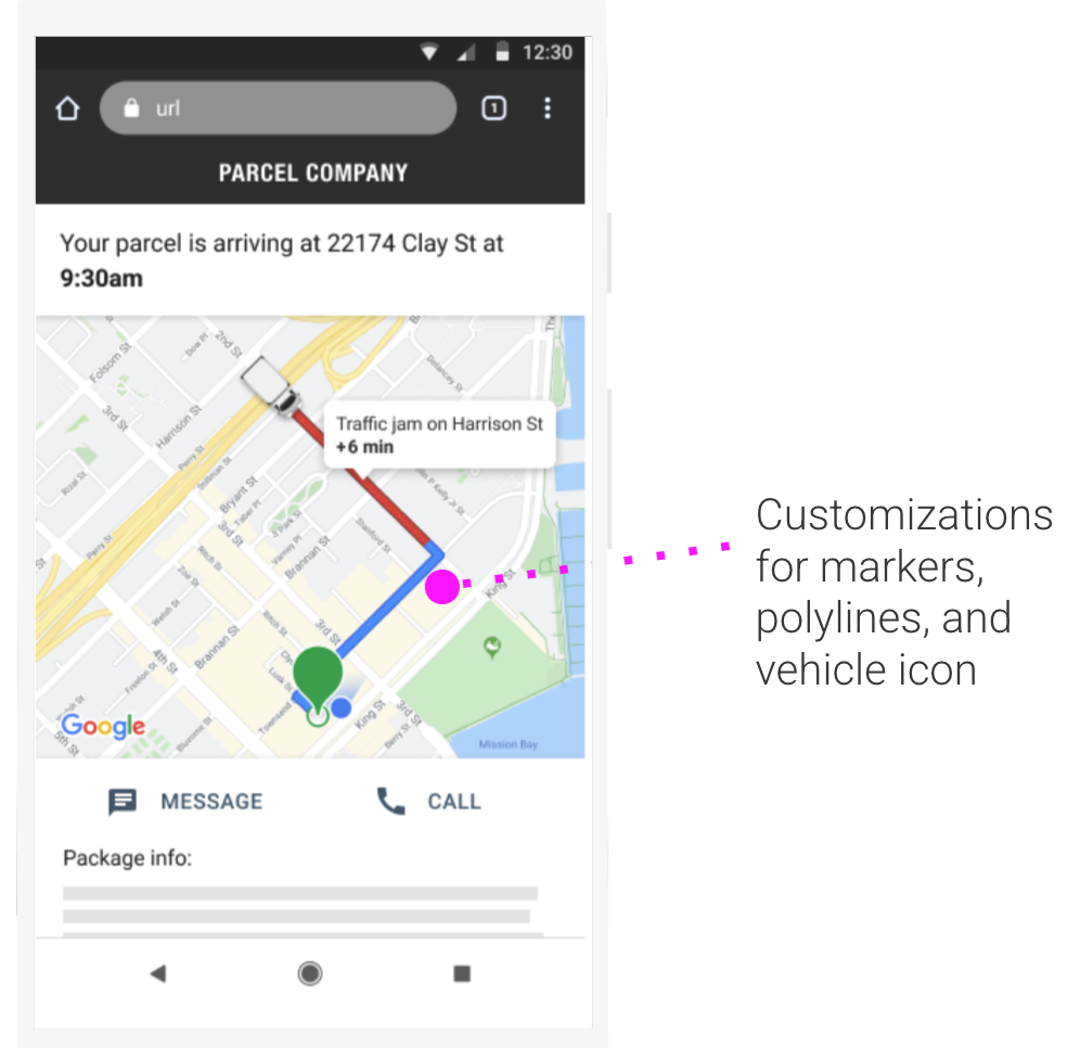 اپلیکیشن مصرفکننده پس از یک سفر Consumer
app following a trip