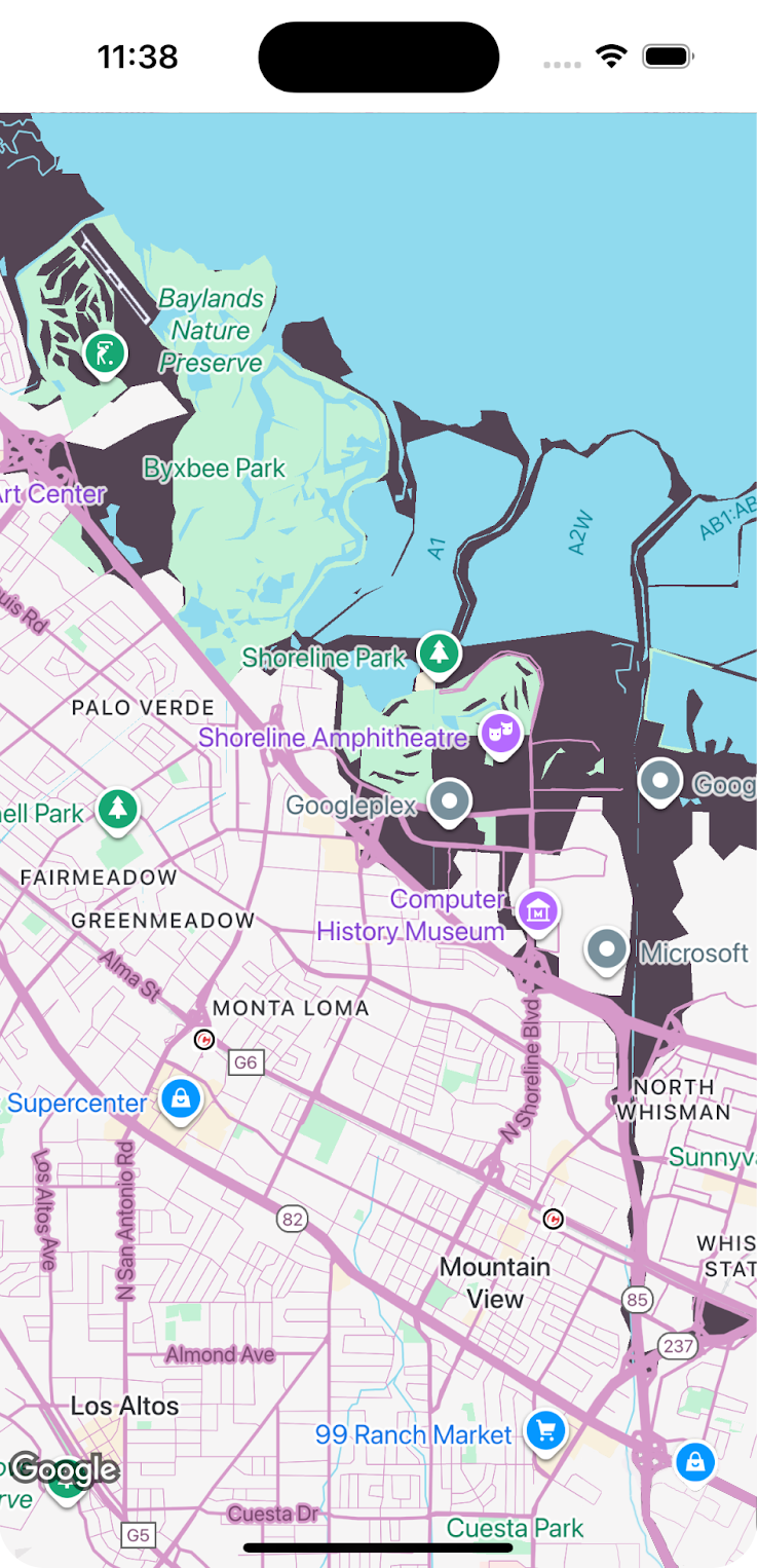 نمونه‌ای از سبک نقشه سفارشی ۲