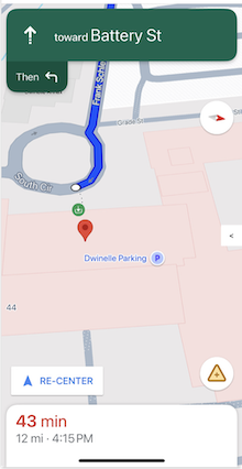 برجستهسازی مقصد و ورودیها Destination highlighting and entrances