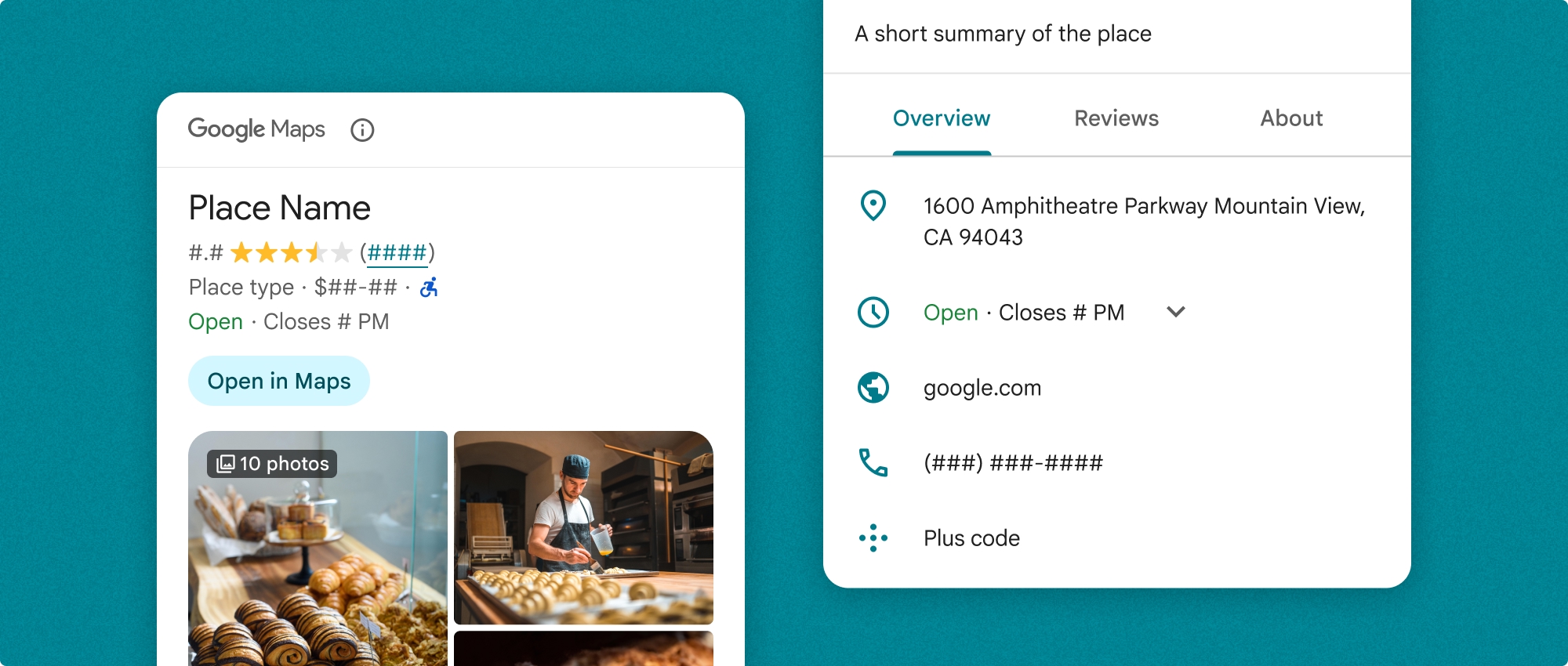 地點詳細資料精簡元件