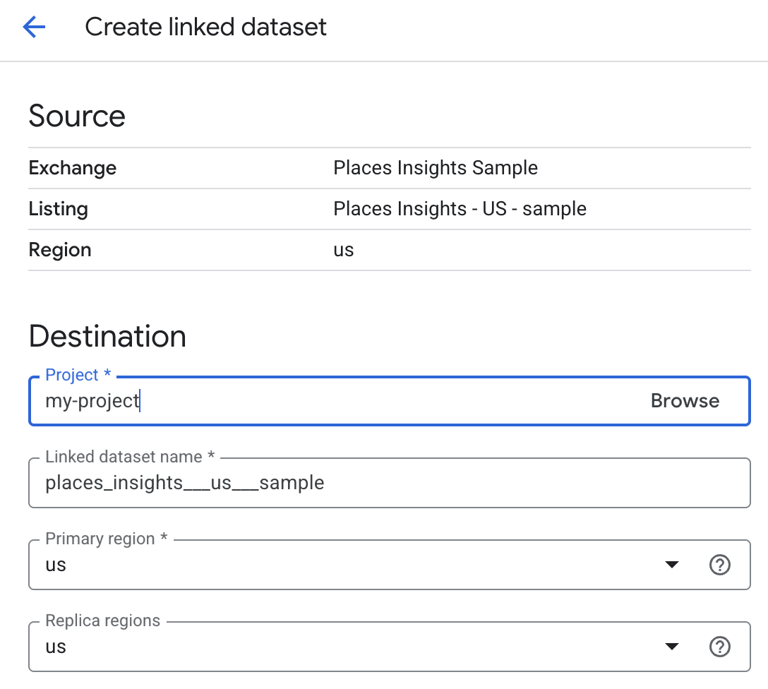 Confirm or edit listing information.