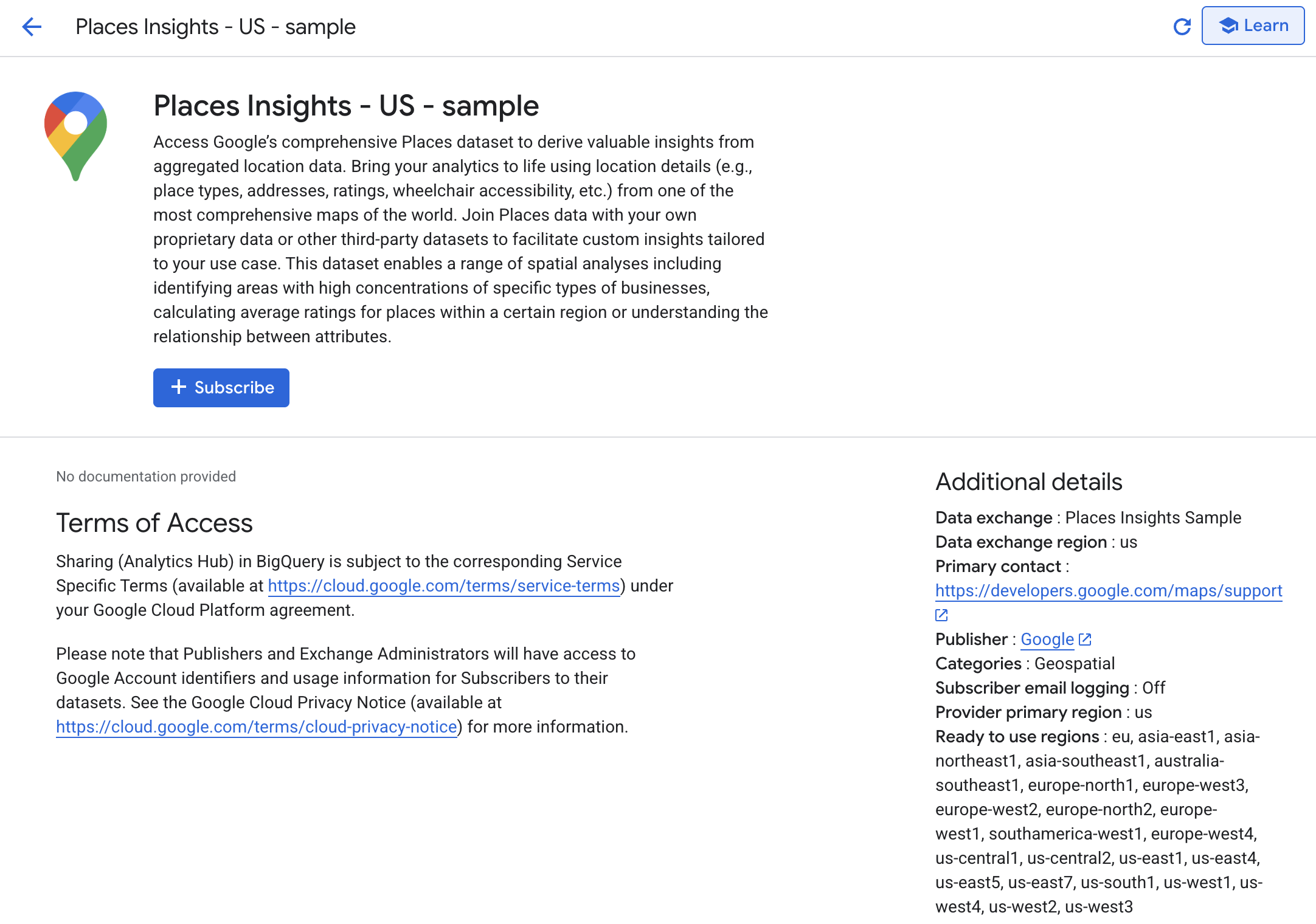 Abonnez-vous à la data clean room des États-Unis.